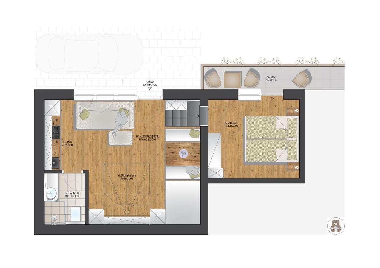 Apartma J.E.Z. 博希尼 外观 照片